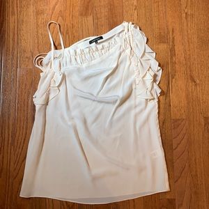 Vintage Nanette Lepore ivory silk tank size 4